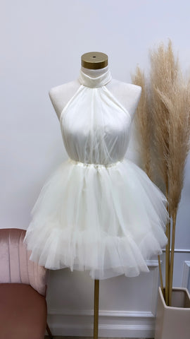 MILLA COUTURE DRESS- CREAM