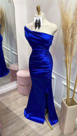 AVERY COUTURE DRESS- BLUE