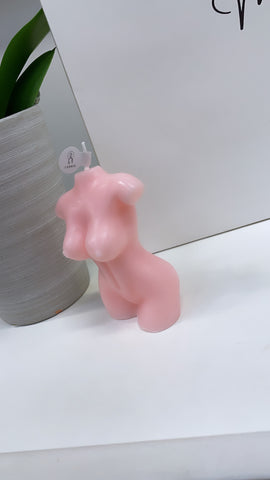 SILHOUETTE CANDLE- PINK