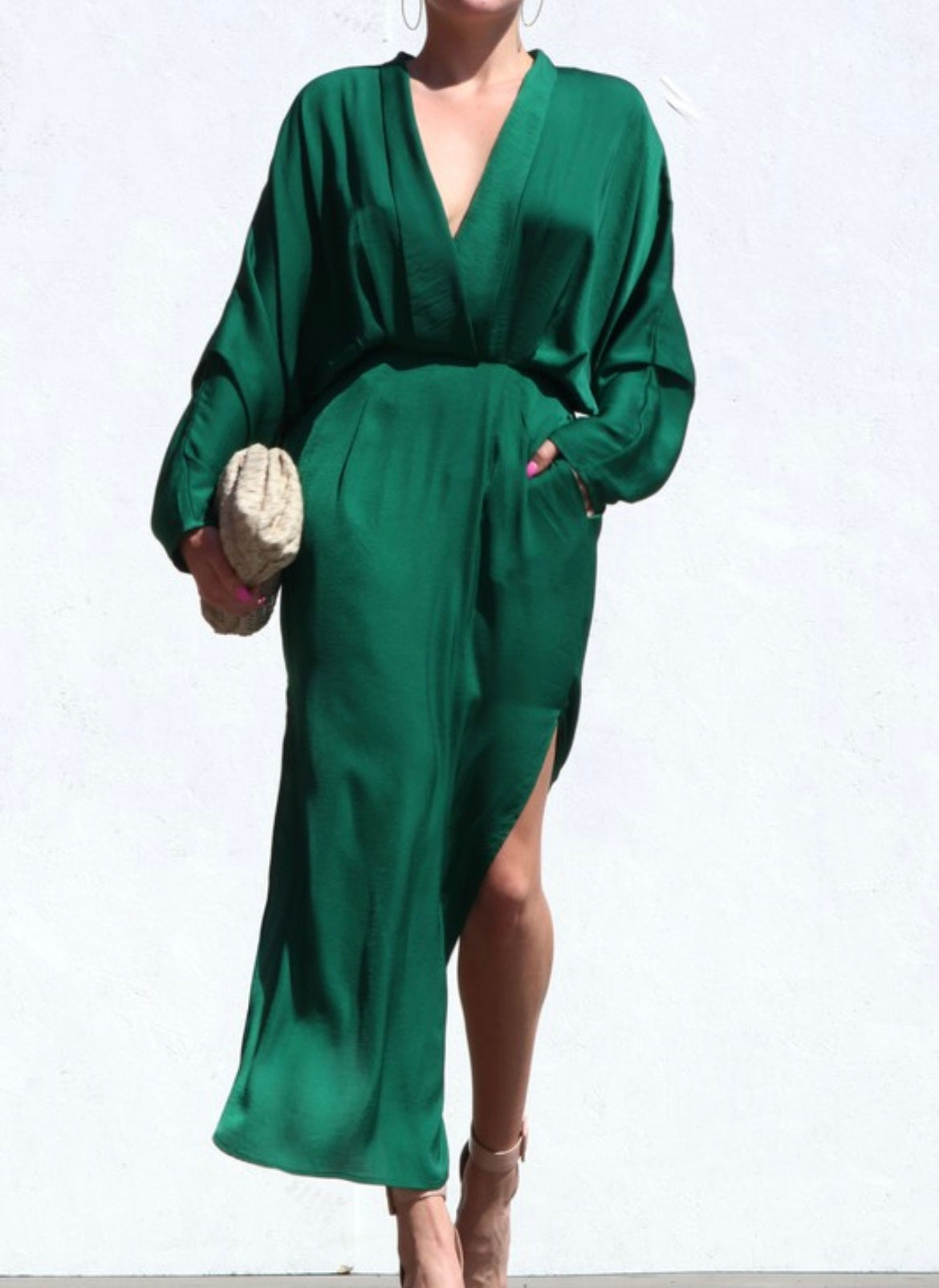 EMMA DRESS- EMERALD