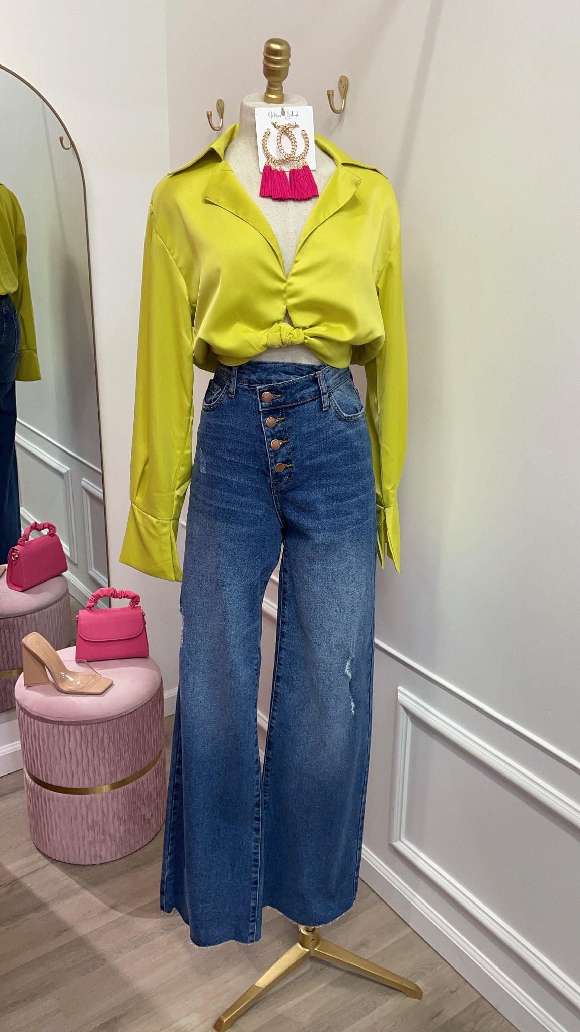 BELINDA TOP- CANARY