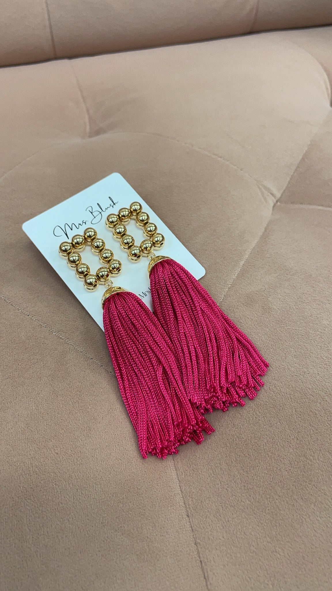 ALISSA EARRINGS-PINK