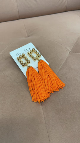 ALISSA EARRINGS-ORANGE