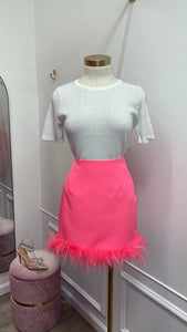 PENELOPE SKIRT-PINK