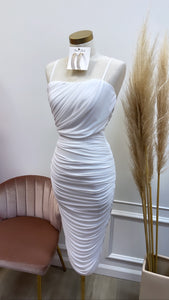 CARINA MIDI- WHITE