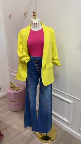 NAOMI BLAZER- YELLOW