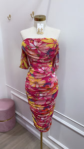 CHARLOTTE MIDI- PINK SUMMER