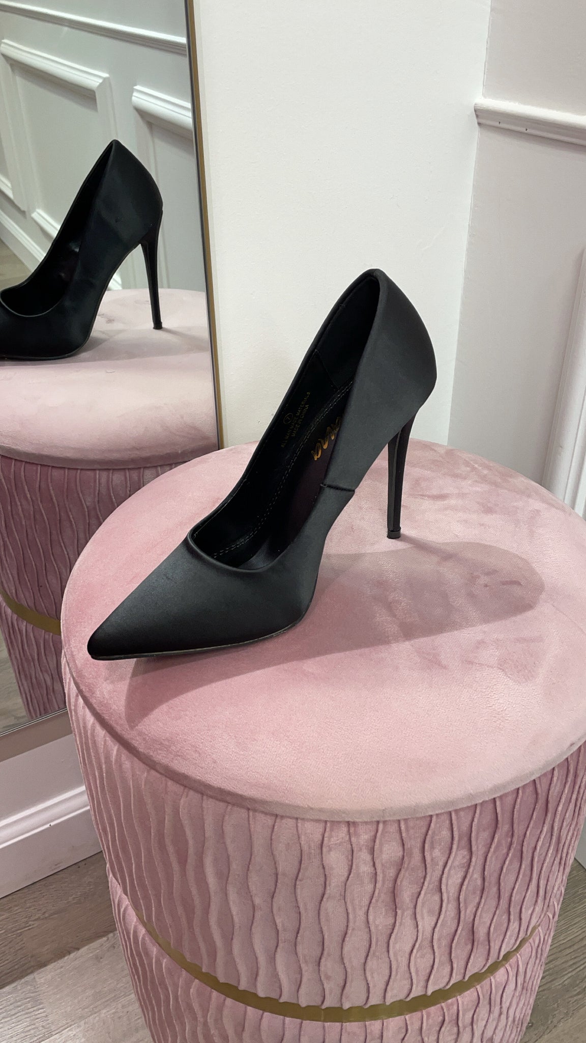 KIMBERLY SATIN HEEL