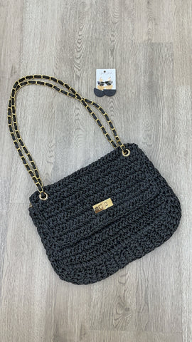 ISLA HANDBAG- black