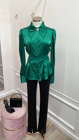 MIA BLOUSE- GREEN