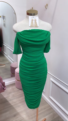 CHARLOTTE MIDI- GREEN