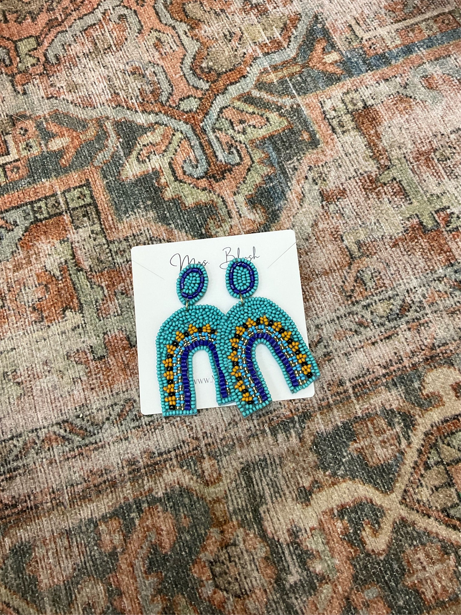 ALMA EARRINGS- TURQUOISE