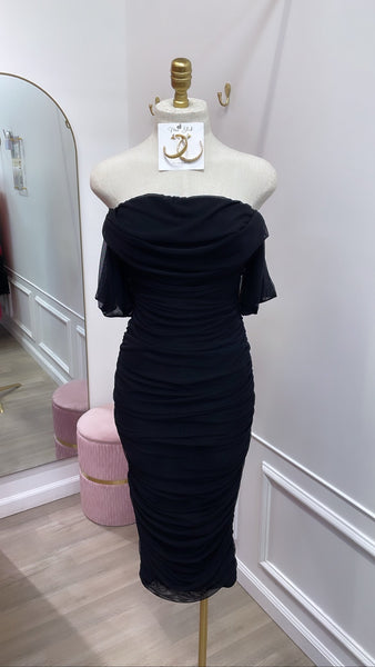CHARLOTTE MIDI- BLACK