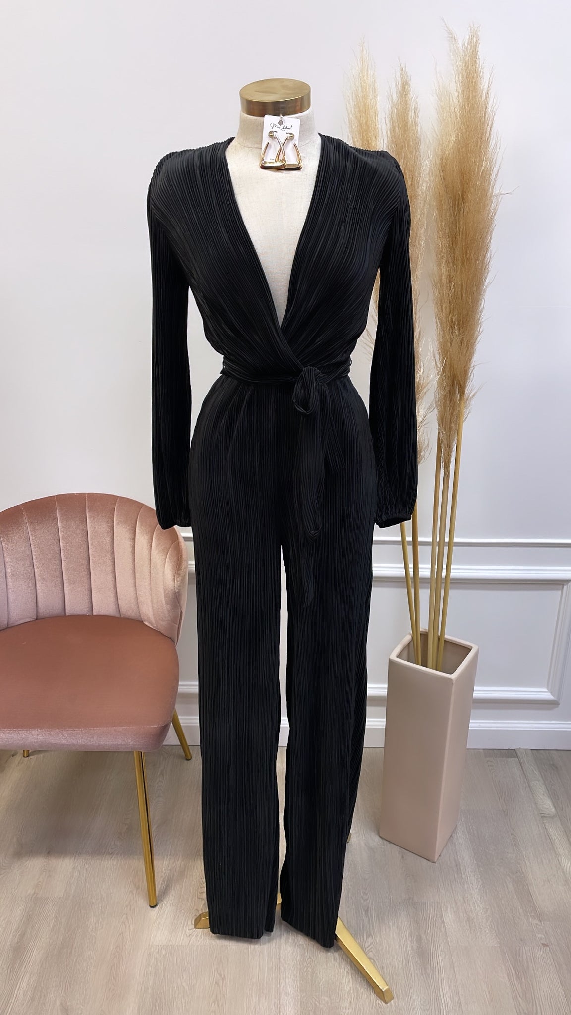 BREANNE JUMPSUIT- BLACK