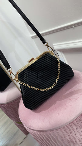 OLIVIA HANDBAG- BLACK