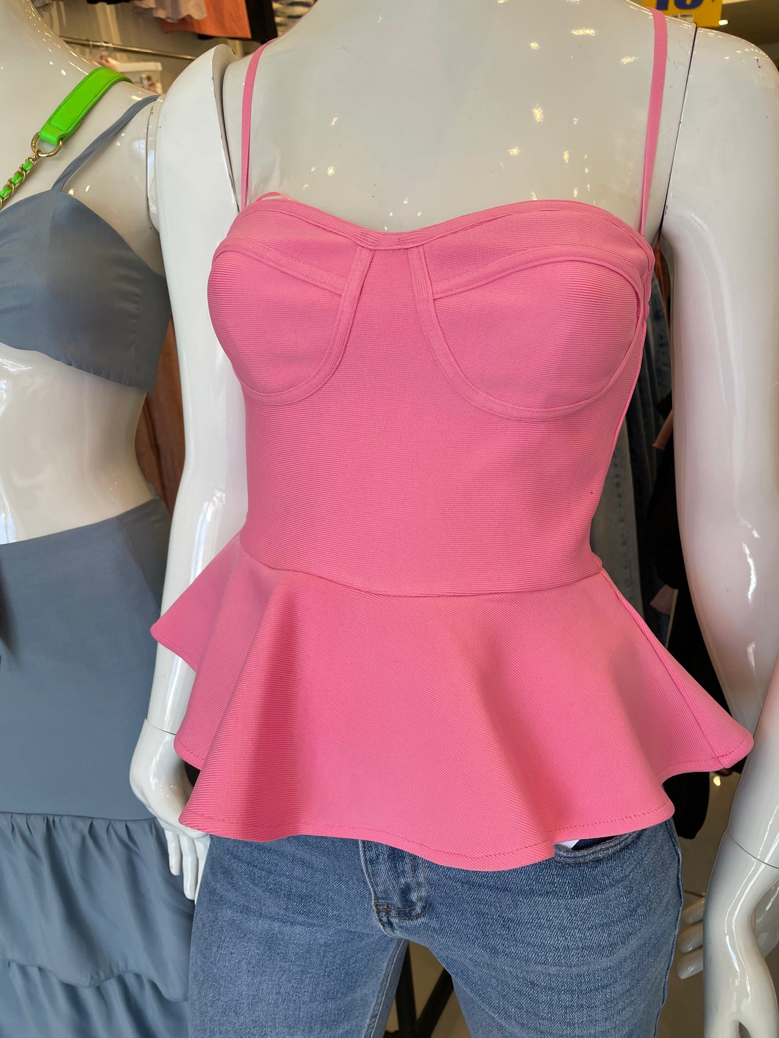 LEXI BANDAGE TOP- pink