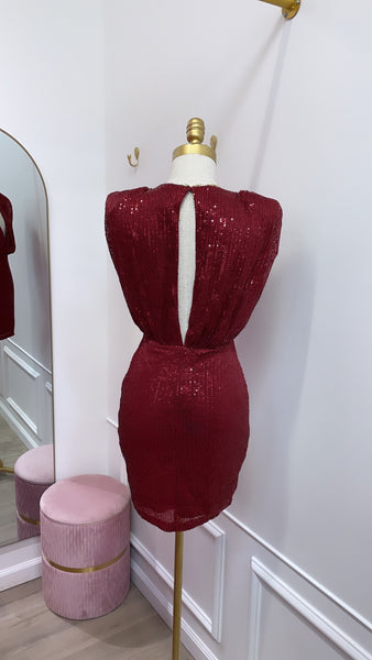 MELLIE- BURGUNDY