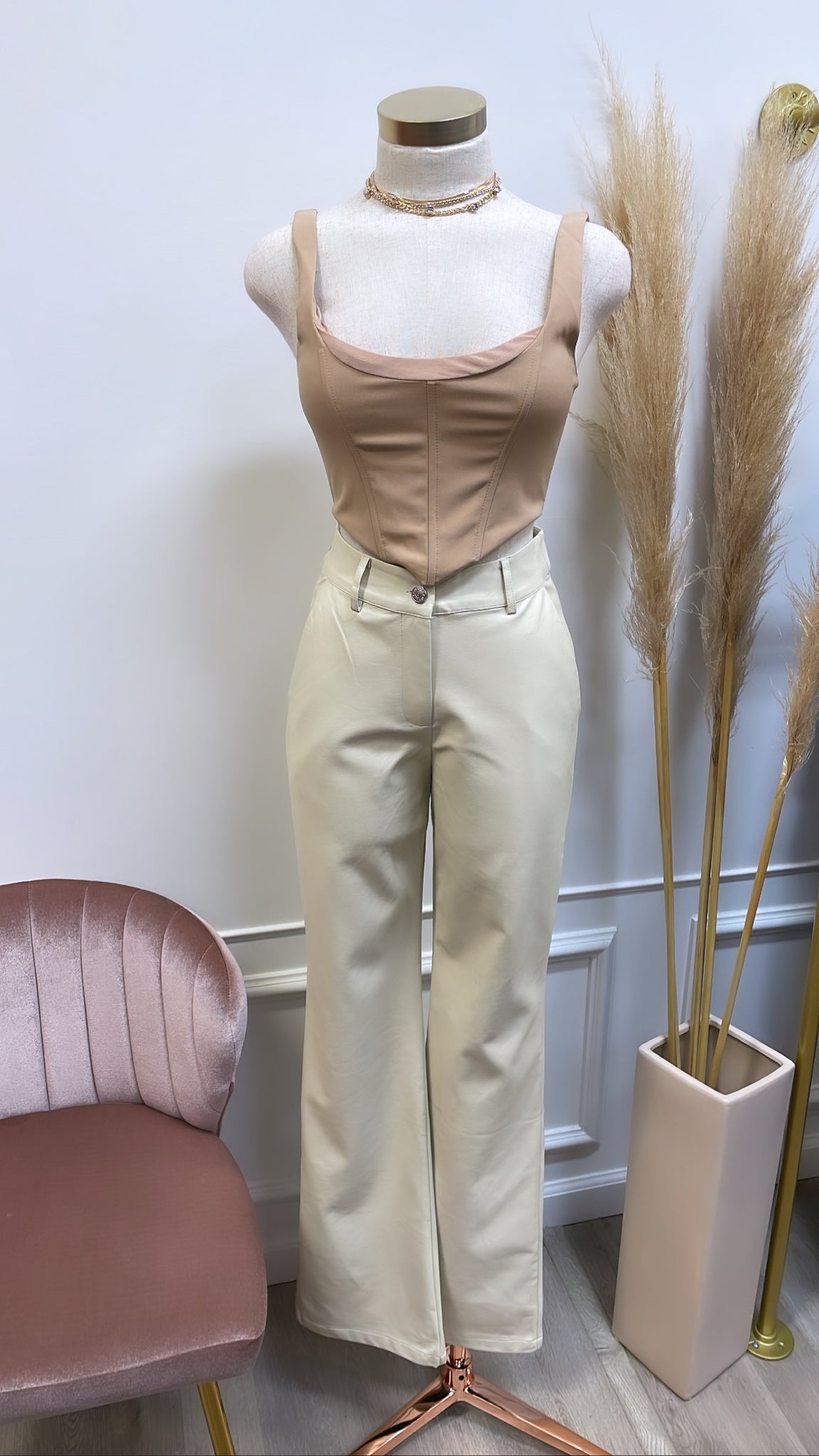 ASHLEY PLEATHER PANTS