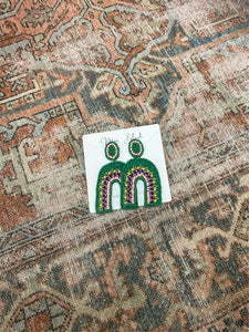 ALMA EARRINGS- GREEN