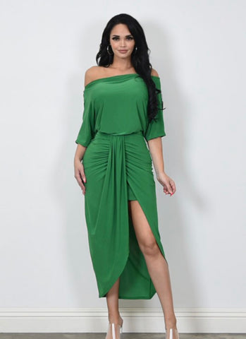 THALIA MIDI- GREEN