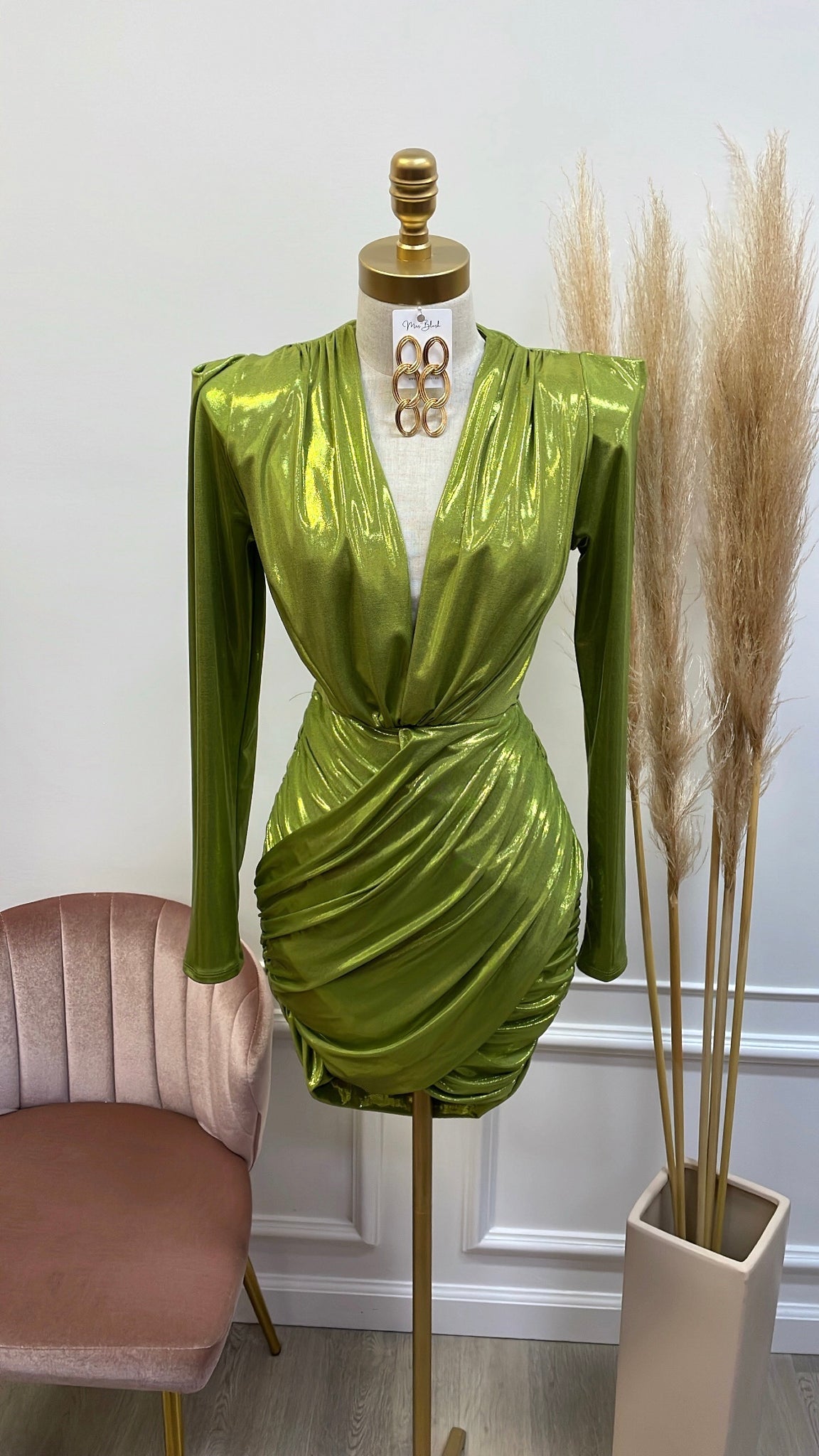 ALISSA DRESS- KIWI