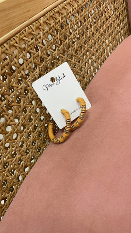 SAMANTHA HOOPS- mustard