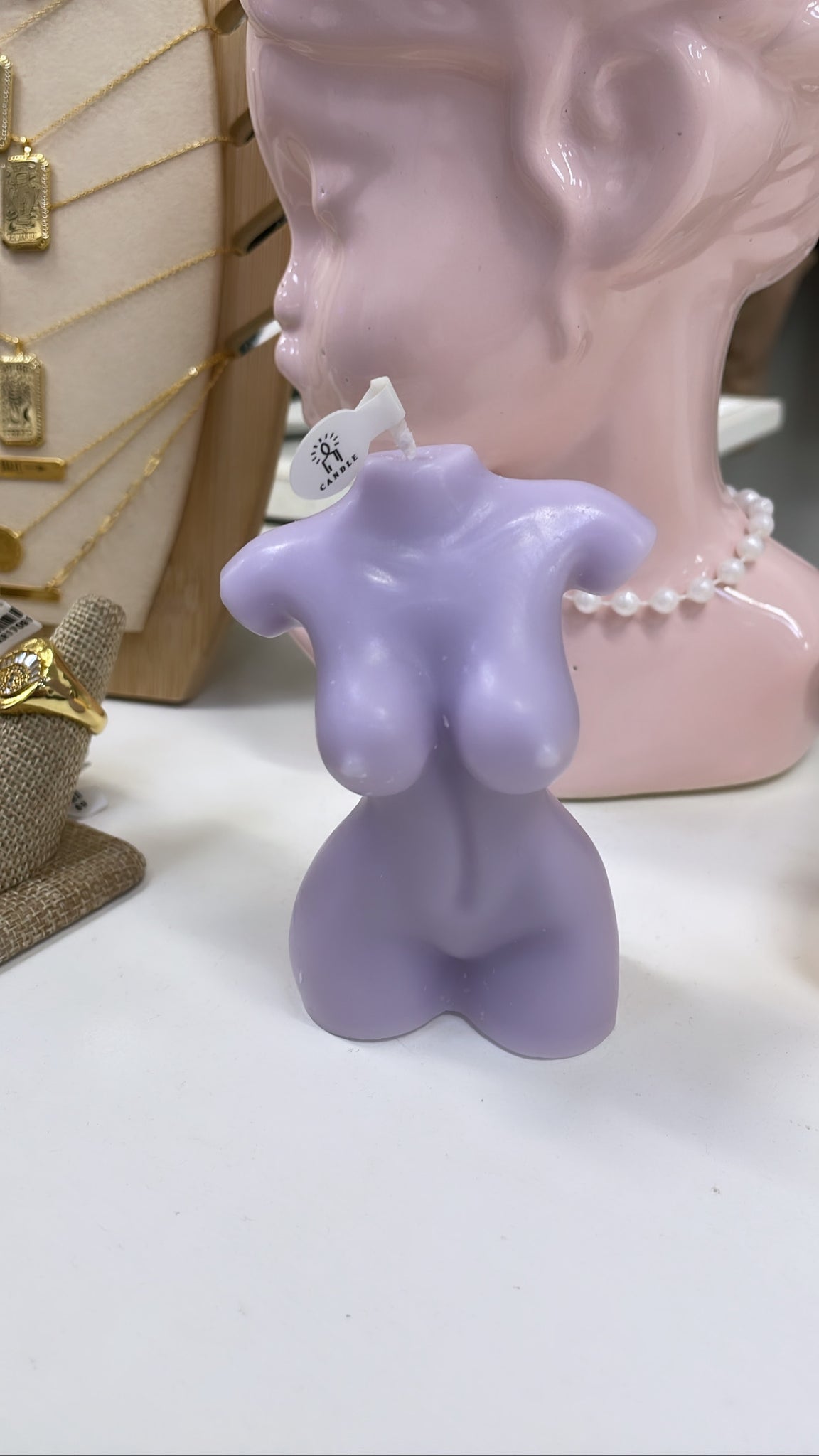 SILHOUETTE CANDLE- LAVENDER