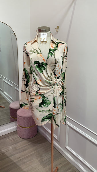 NICOLE WRAP DRESS