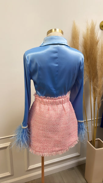 AVERI SKIRT- PINK
