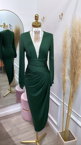 AMELIA MIDI- GREEN