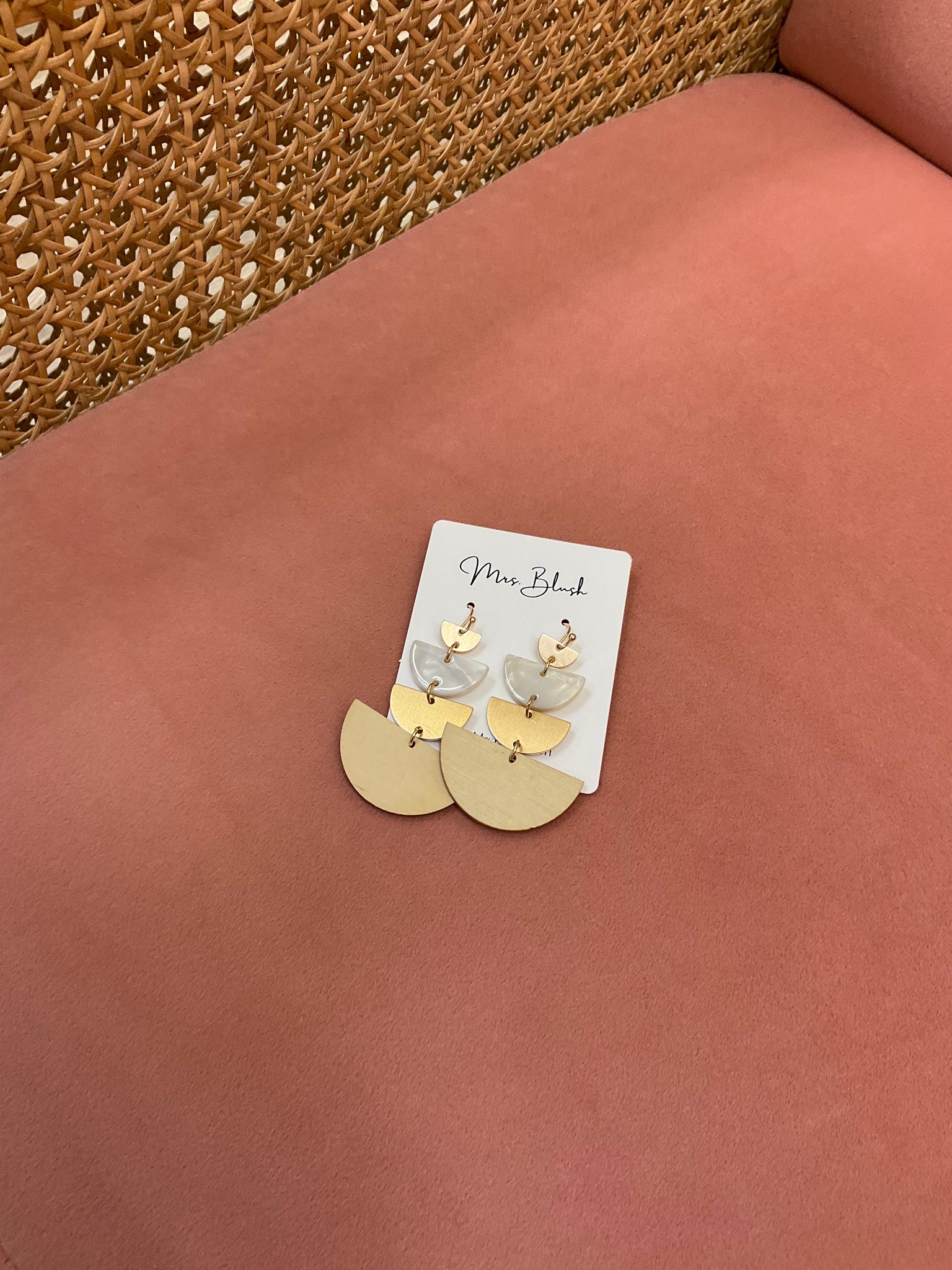 ‘HEATHER’ EARRINGS- EARTHY