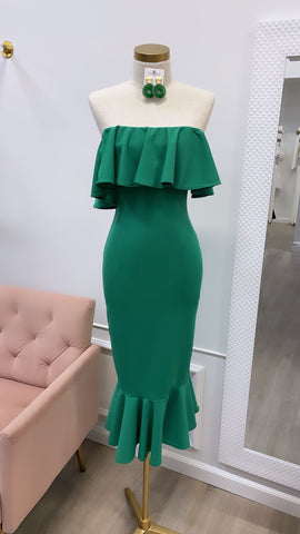 DANIA MIDI- GREEN