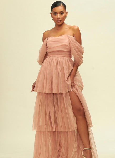 FABIAN COUTURE DRESS- BLUSH