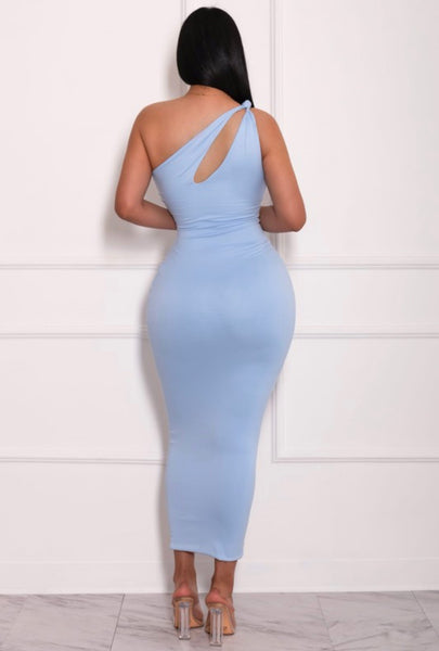 KENDALL MIDI- BLUE