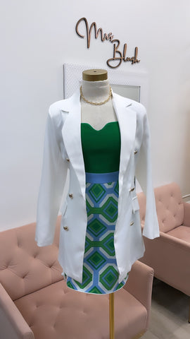 JOSS BLAZER- WHITE