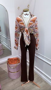 ELI PANTS- BROWN