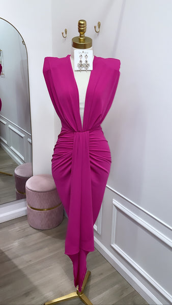 CARIBEL MIDI- FUCHSIA