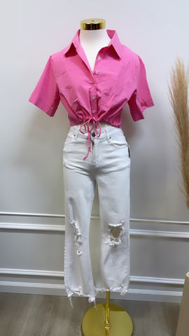 JANINE TOP- Pink