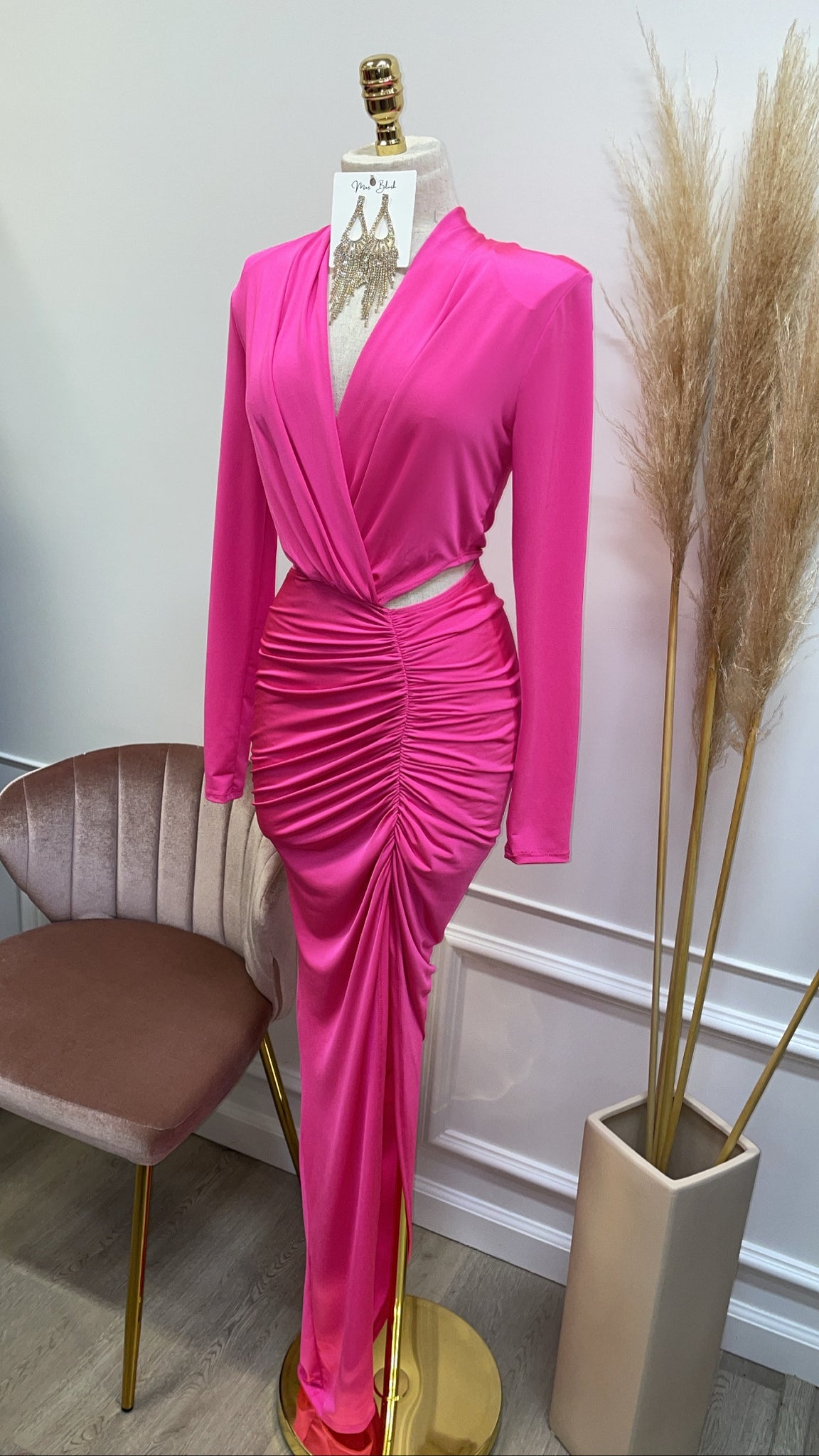MAEGAN MIDI- PINK