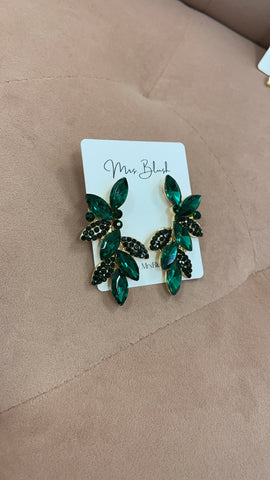 ‘ELSIE’ EARRINGS- green