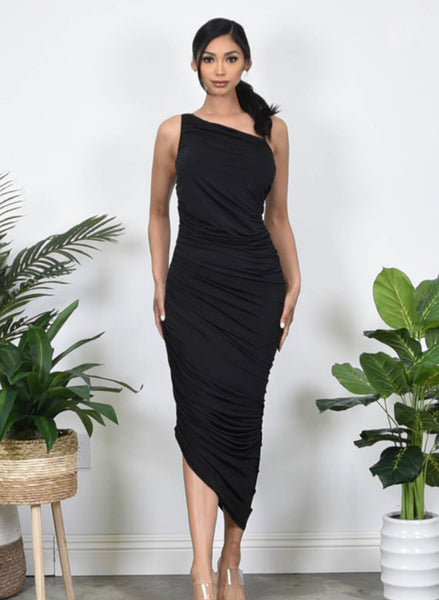 ELSY MIDI- BLACK