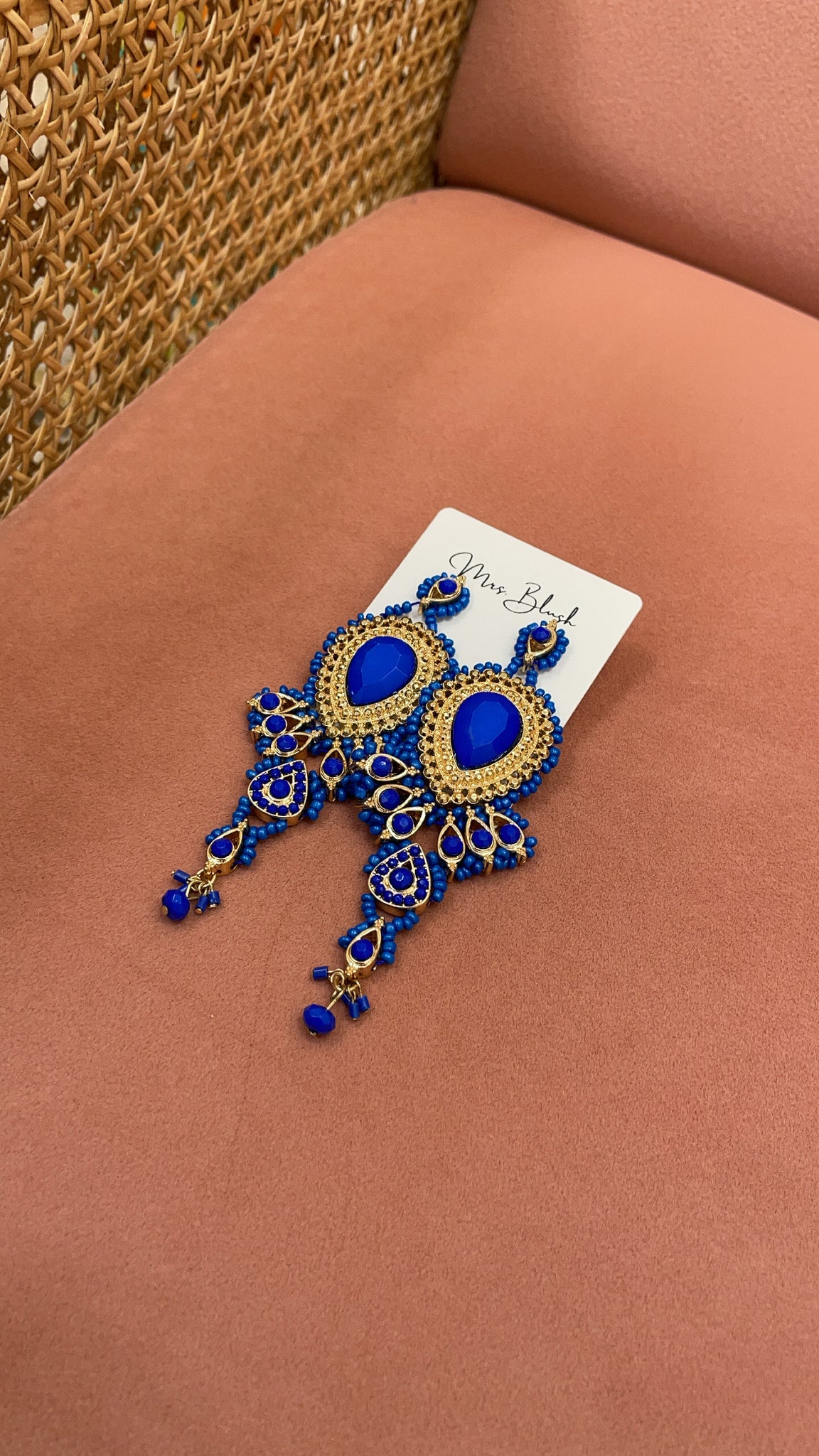 AMERIE EARRINGS- Blue