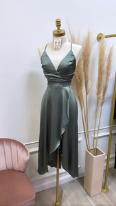 AMANDA DRESS- SAGE