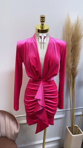 THE YSABELLE DRESS- PINK