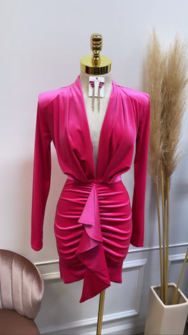 THE YSABELLE DRESS- PINK
