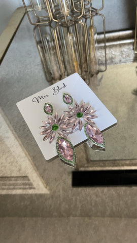 ‘MARIE’ EARRINGS- PINK