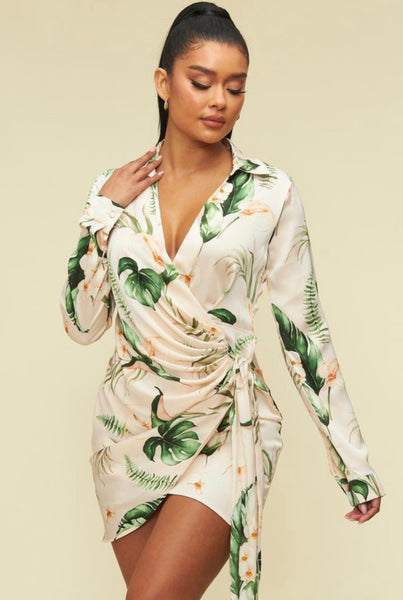 NICOLE WRAP DRESS