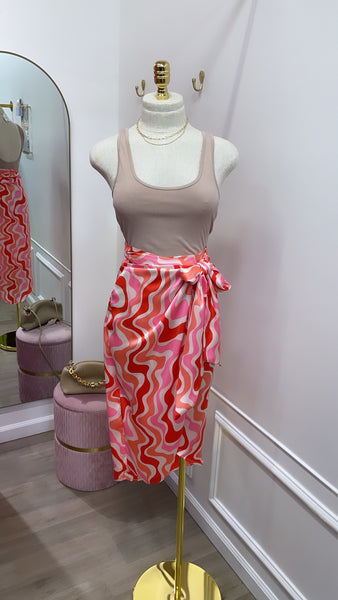 OASIS WRAP SKIRT