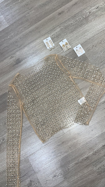 NADIA DREAM TOP-NUDE