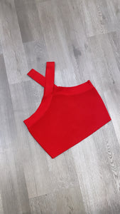 CHARLIE TOP- RED